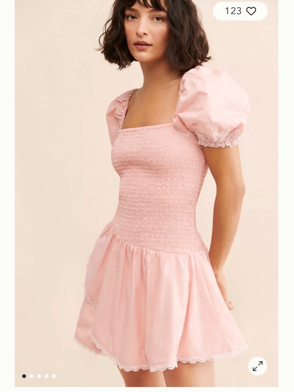 LoveShackFancy Asa Mini Dress